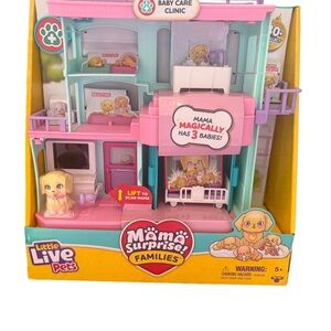 Little Live Pets Mama Surprise Families - Baby Care Clinic Playset NIB